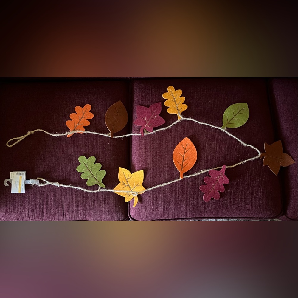 Autumn Leaves Felt Garland